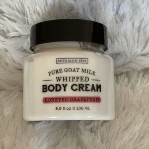 Beekman 1802 Pure Goat Milk Whipped Body Cream.